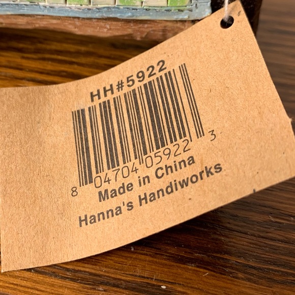 Vintage 90s Hanna’s Handiwork “The Cat, Crow, and Quilt” Figurine - Picture 11 of 11